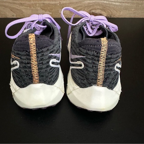 Nike Pegasus Turbo Next Nature Womens 7 Running Shoes Black Orange Athleisure - Picture 4 of 11